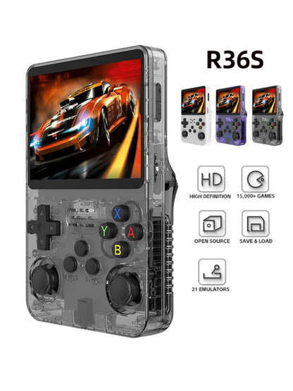 The R36S Game Console. The Ultimate Retro Handheld Gaming Console - Play 20,000+ Games Anywhere!