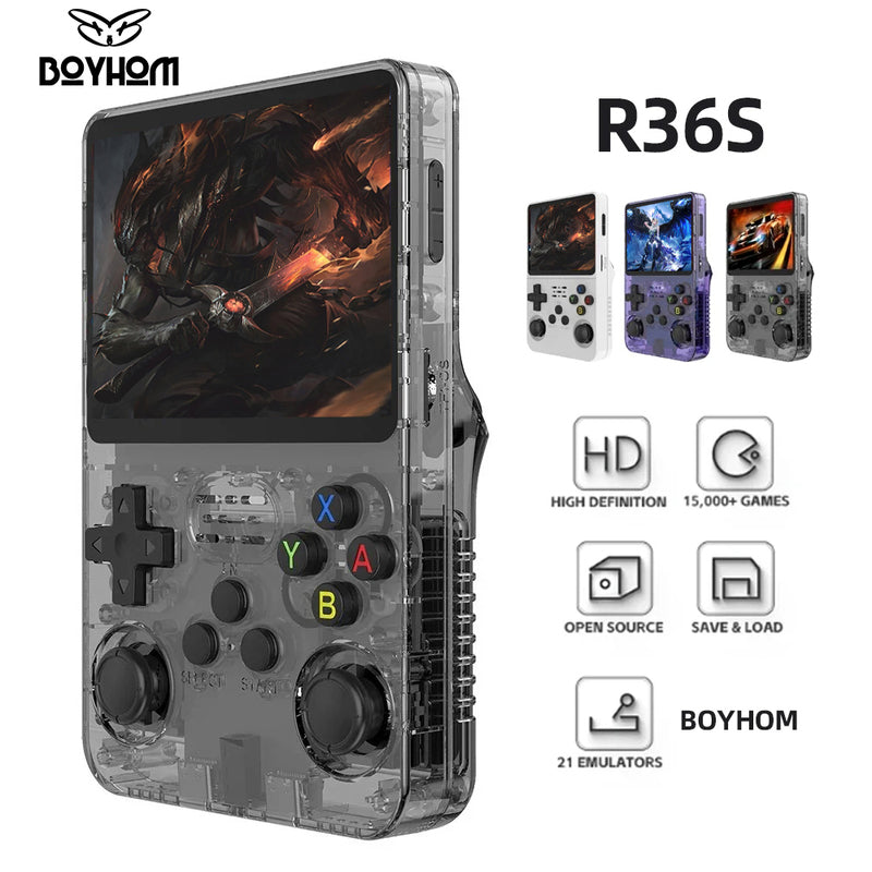 The R36S Game Console. The Ultimate Retro Handheld Gaming Console - Play 20,000+ Games Anywhere!